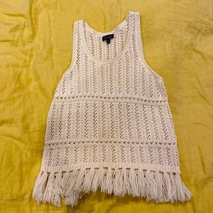 Topshop Crocheted Tank